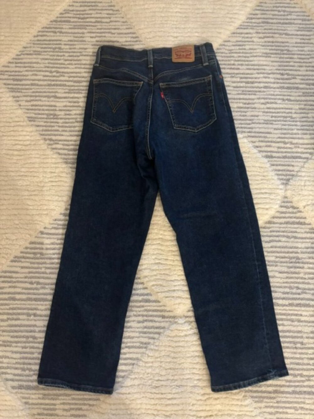 Levis, Ribcage Straight, Ankle Length, 29